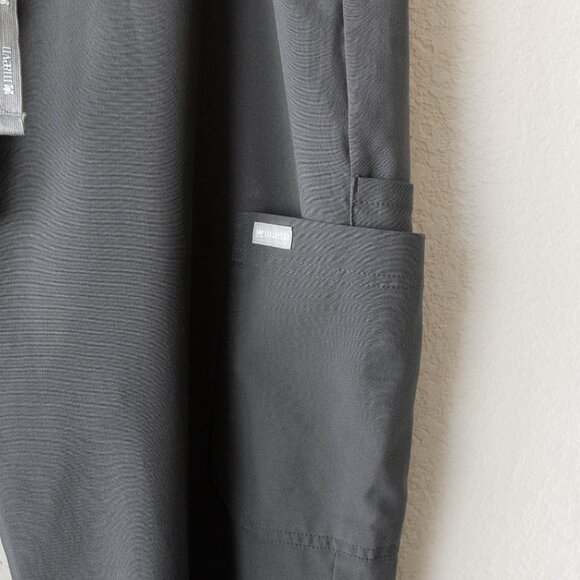 Maevn Men’s Pewter Gray Cargo Scrub Pants | Size L | Style 5891 - Picture 5 of 13